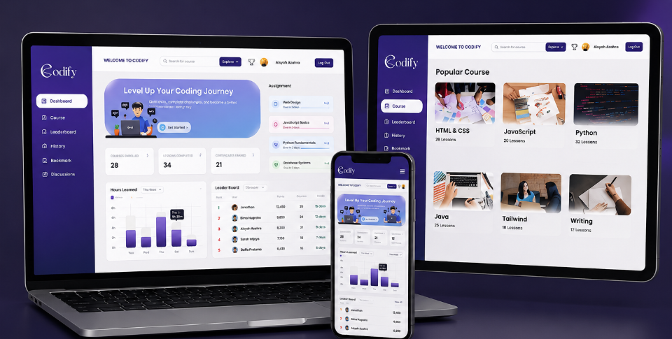 Codify LMS project screenshot